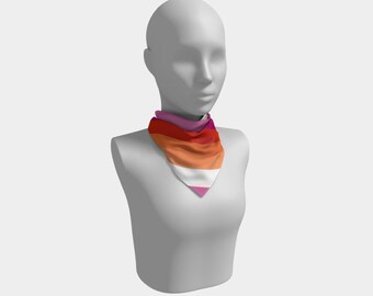 Lesbian Silk Scarf Square Multiple Fabric Choices Four Sizes