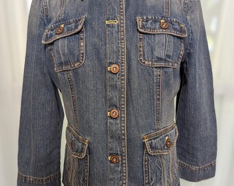 Y2K - Vintage DKNY Denim Jacket - Size S/M
