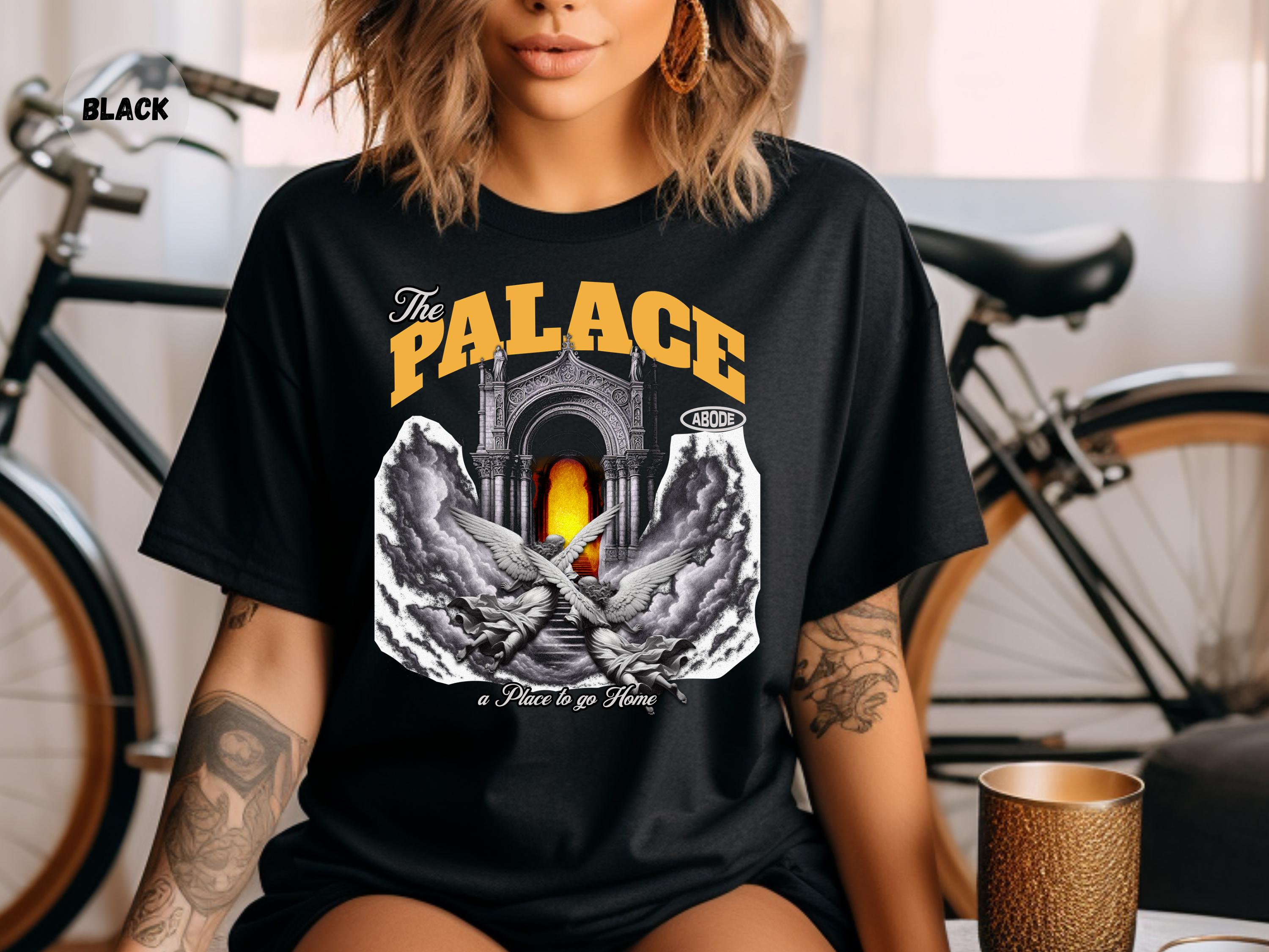 The Palace Graphic T-shirt, Soft Cotton Palace Graphic Tee, High
