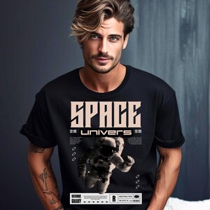 Space Universe T-Shirt, Galaxy Tee, Celestial Shirt, Astronomy Apparel, Cosmic Top, Space T-Shirt, Outer Space t-shirt, streetwear t-shirt