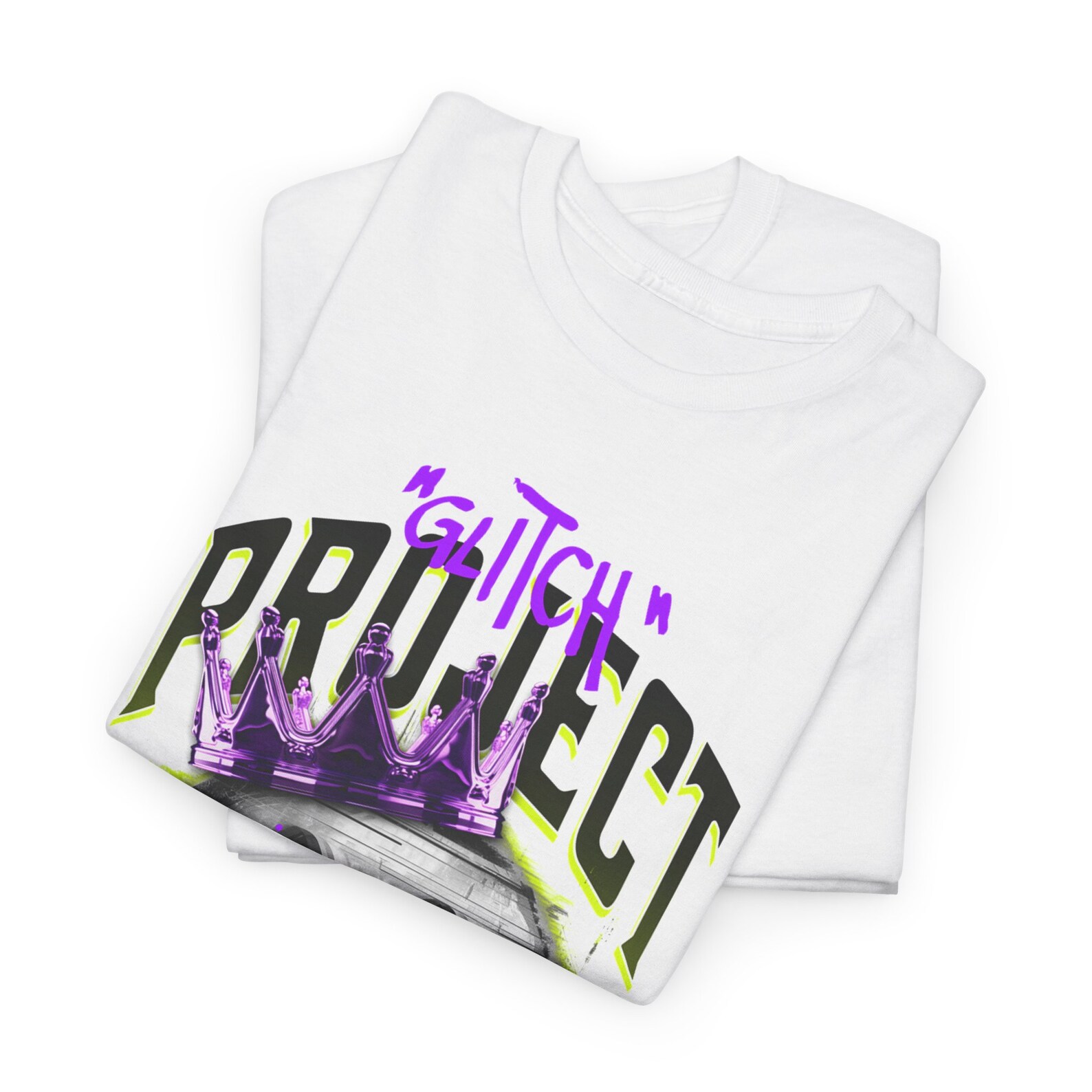 Memory Glitch Volume Gather T-Shirt
