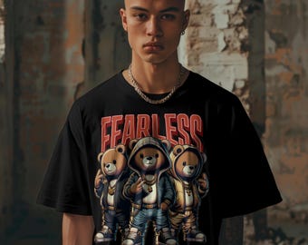 Fearless T-Shirt, motivational shirt, positivity shirt, streetwear fearless t-shirt, gift shirt, Motivational Fearless T-Shirt,