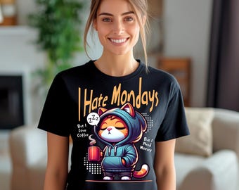 I Hate Mondays Shirt, Funny Monday Blues Tee, Monday Humor Shirt, Premium Cotton Funny Shirt, Monday shirt, Hilarious Monday Shirt