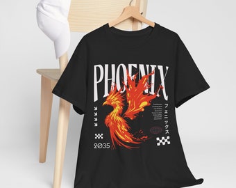 フェニックス グラフィック T シャツ、リバース シンボル シャツ、伝説