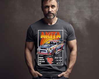 Akita Majesty Shirt, camisa de coche para hombres, camisa de coche, camiseta jdm, camiseta de coche, camisa de coche vintage, camisa jdm vintage, camisa de coche para hombres