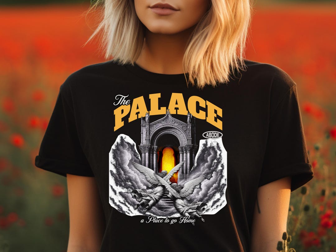 The Palace Graphic T-shirt, Soft Cotton Palace Graphic Tee, High