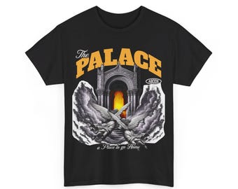 The Palace Graphic T-shirt, Soft Cotton Palace Graphic Tee, High