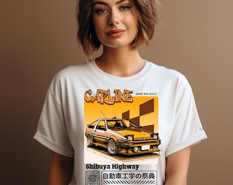 Auto T-Shirt, Vintage Auto T-Shirt, Retro Auto Shirt, Herren Auto Top, Damen Auto Bekleidung, Klassische Autobekleidung