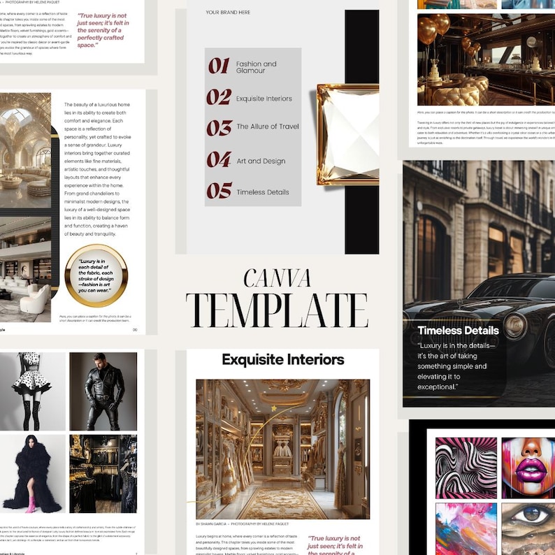 Women Empowered eBook Template / Canva E-book Template / Luxury Lifestyle template / Digital E-book / Digital Empower E-book / plr - Mrr
