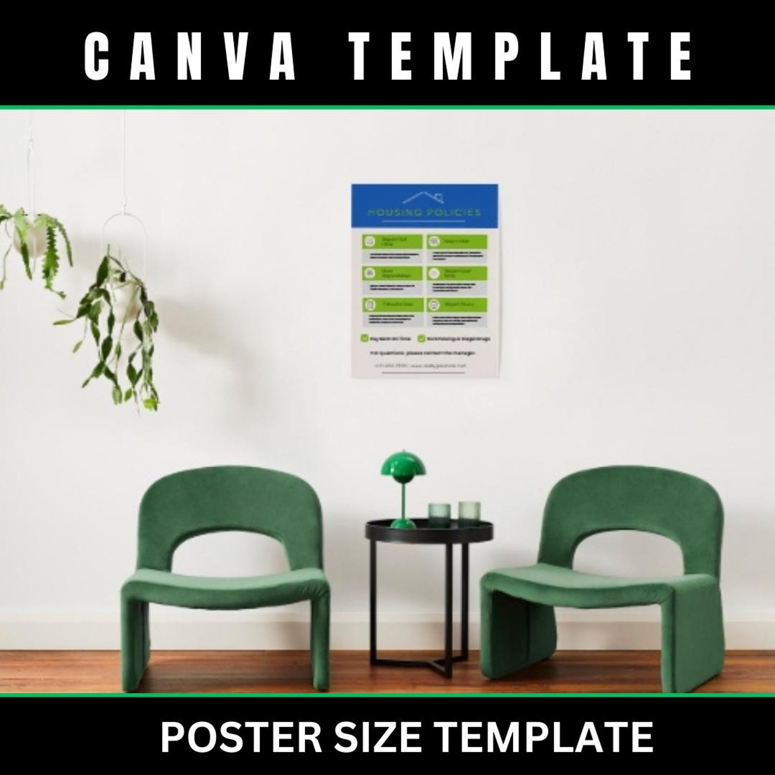 Transitional Program House Rules Posters Shared Housing Policy Signs Printable | Independent Living House Rules ...