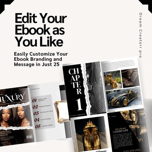 Women Empowered eBook Template / Canva E-book Template / Luxury Lifestyle template / Digital E-book / Digital Empower E-book / plr - Mrr