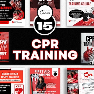 Mobile CPR Flyer TEMPLATE / DIY Medical Service Flyer/ First Aid Flyer / Health / Medical flyer / Medical Template / Health Flyer / Class