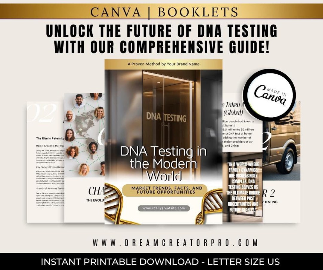 DNA Testing Guide Template/ Mobile DNA Concierge / Medical Template ...