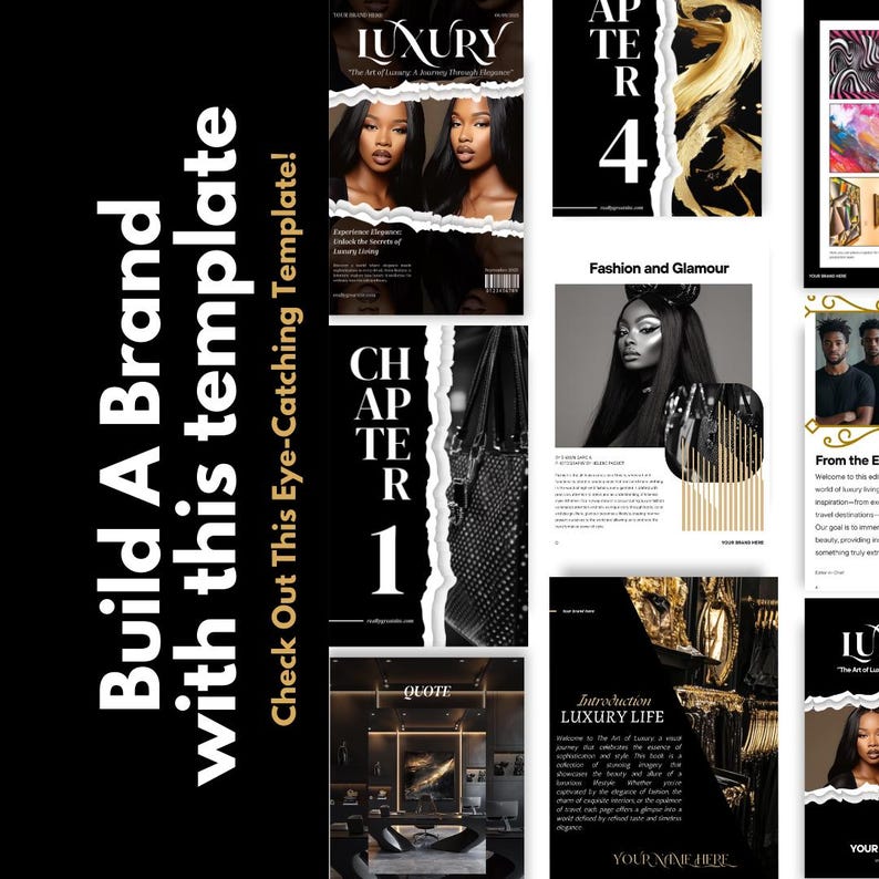 Women Empowered eBook Template / Canva E-book Template / Luxury Lifestyle template / Digital E-book / Digital Empower E-book / plr - Mrr