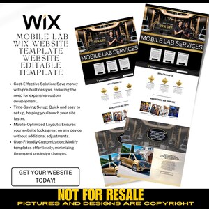 Mobile DNA Testing Wix Website / DIY Medical DNA Lab Service Website/ Mobile Dna Concierge / Medical Template / Medical Website / health