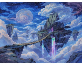 Custom Fantasy Landscape, DND Scene Art, TTRPG Background Illustration, Dungeons and Dragons Map