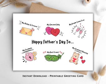 Father’s Day Card From Wife, Sweet Father’s Day For Husband, Cute Father&#39;s Day Card, Fathers Day Gift From Wife, Romantic Gift for Him