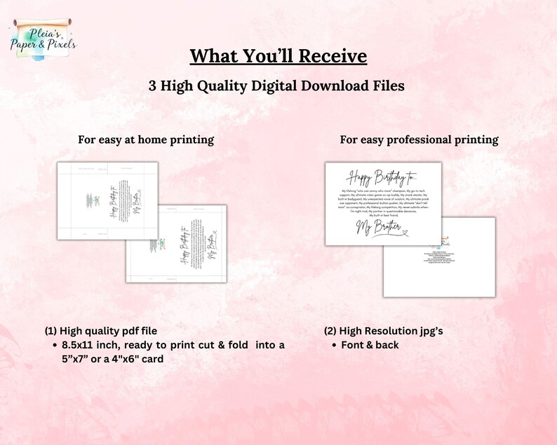 Brother Birthday Card, Printable Bday Card for Brother, Funny ...