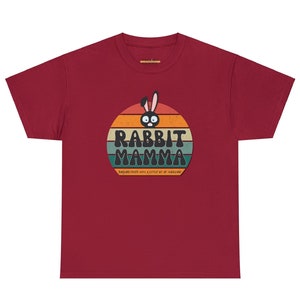 Retro t-shirt | Rabbit Mamma Gift | Bunny Mummy Gift | Vintage t-shirt | Rabbit Lover Gift | Gift for Rabbit Lover | Mother's Day Gift