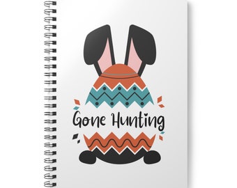 Easter Egg Hunting | Easter Notebook | Spital Notebook | Personalised Notebook | Customised Notebook | A5 Notebook | Gift Ideas | Etsy Find