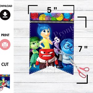 Editable Inside Out Banner, Inside Out Birthday, Inside Out Party ...