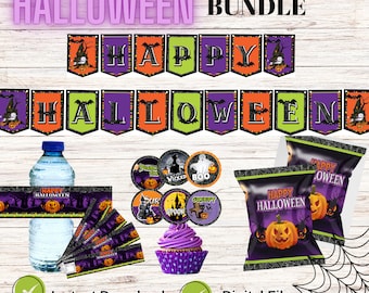 Halloween Party Bundle, Halloween Party Decoration, Halloween Printable Bundle, Halloween Party, Halloween Printables, Halloween Birthday