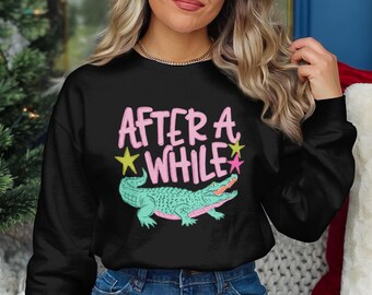Everyday Later Gator PNG Digital Design Girly Trendy Kid Design Women Pink Preppy Prep Print Summer Bay Coastal Watercolor Trending Stripes
