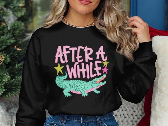 Everyday Later Gator PNG Digital Design Girly Trendy Kid Design Women Pink Preppy Prep Print Summer Bay Coastal Watercolor Trending Stripes