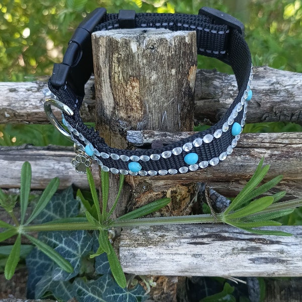 Collier pour Animaux En Pierre semi précieuse "La turquoise"