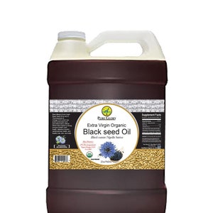 Organic Black Seed Oil Extra Virgin Best High Thymoquinone | Black Cumin Seed Kalonji Nigella Sativa Gallon Wholesale / Bulk