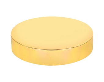 89-400 Gold Smooth Cap Top with Foam Liner