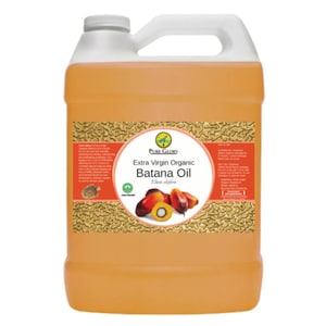 Organic Batana oil - 100% Pure Extra Virgin-Best for Hair Growth and Skin Moisturizing Wild Harvested  Honduras (Gallon / Bulk / Wholesale)
