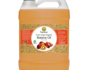 Organic Batana oil - 100% Pure Extra Virgin-Best for Hair Growth and Skin Moisturizing Wild Harvested  Honduras (Gallon / Bulk / Wholesale)