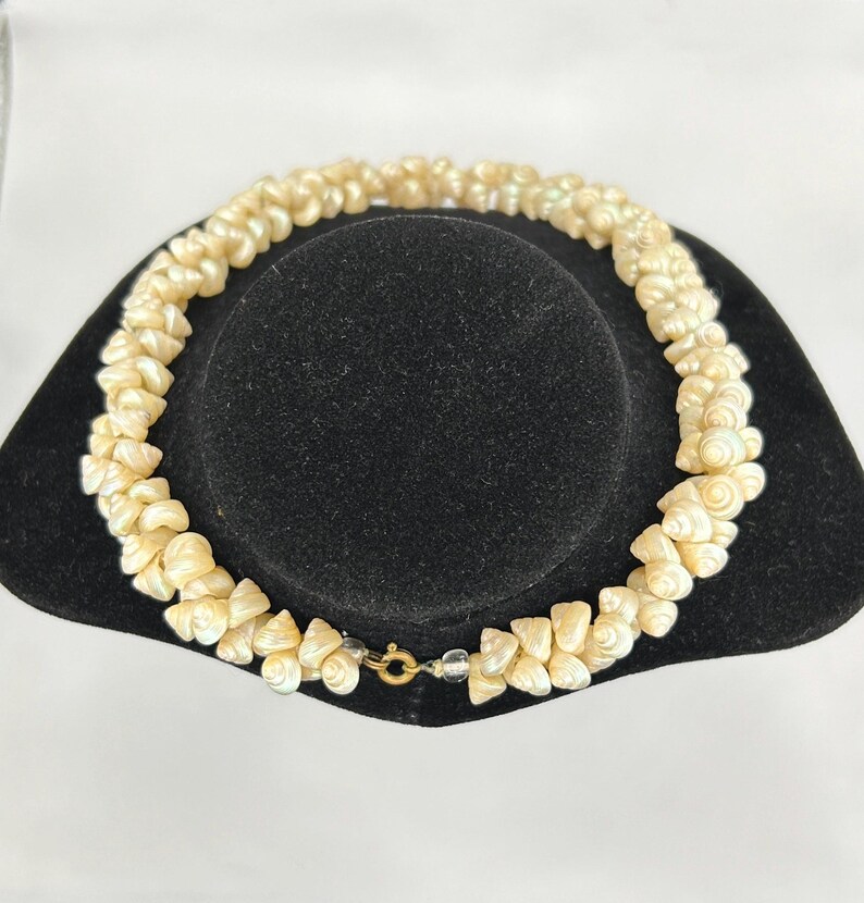 Victorian Tasmanian Trochus Shell Necklace - Length 18 Inches - Circa ...