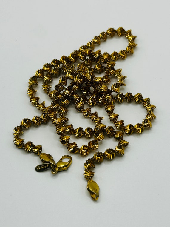Napier Vintage 30 Inch Gold Tone Necklace
