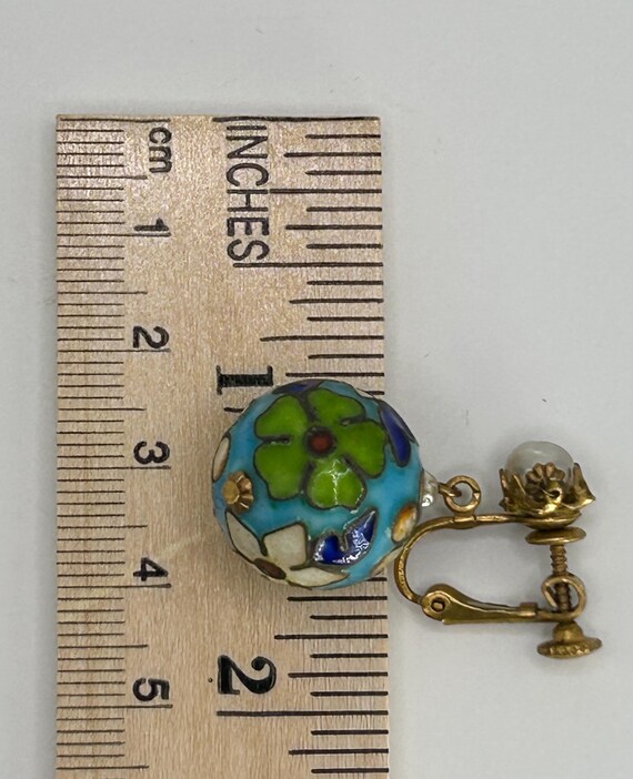 Miriam Haskell Drop Earrings - Handcrafted Cloiso… - image 4