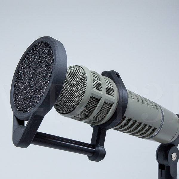 3D printed Pop filter for the Electro-Voice RE20