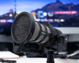 3D printed Pop filter for the Rode PodMic