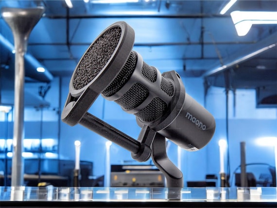 3D Printed Pop Filter for the Maono PD100 XLR Dynamic Microphone