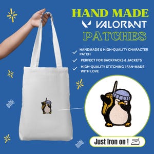 Dabbing Dan Patch, Valorant Spray Merch, Funny Gamer Gift, Iron On for Iron On for Jackets, Shirts & Sweaters, Embroidered Morale Patch