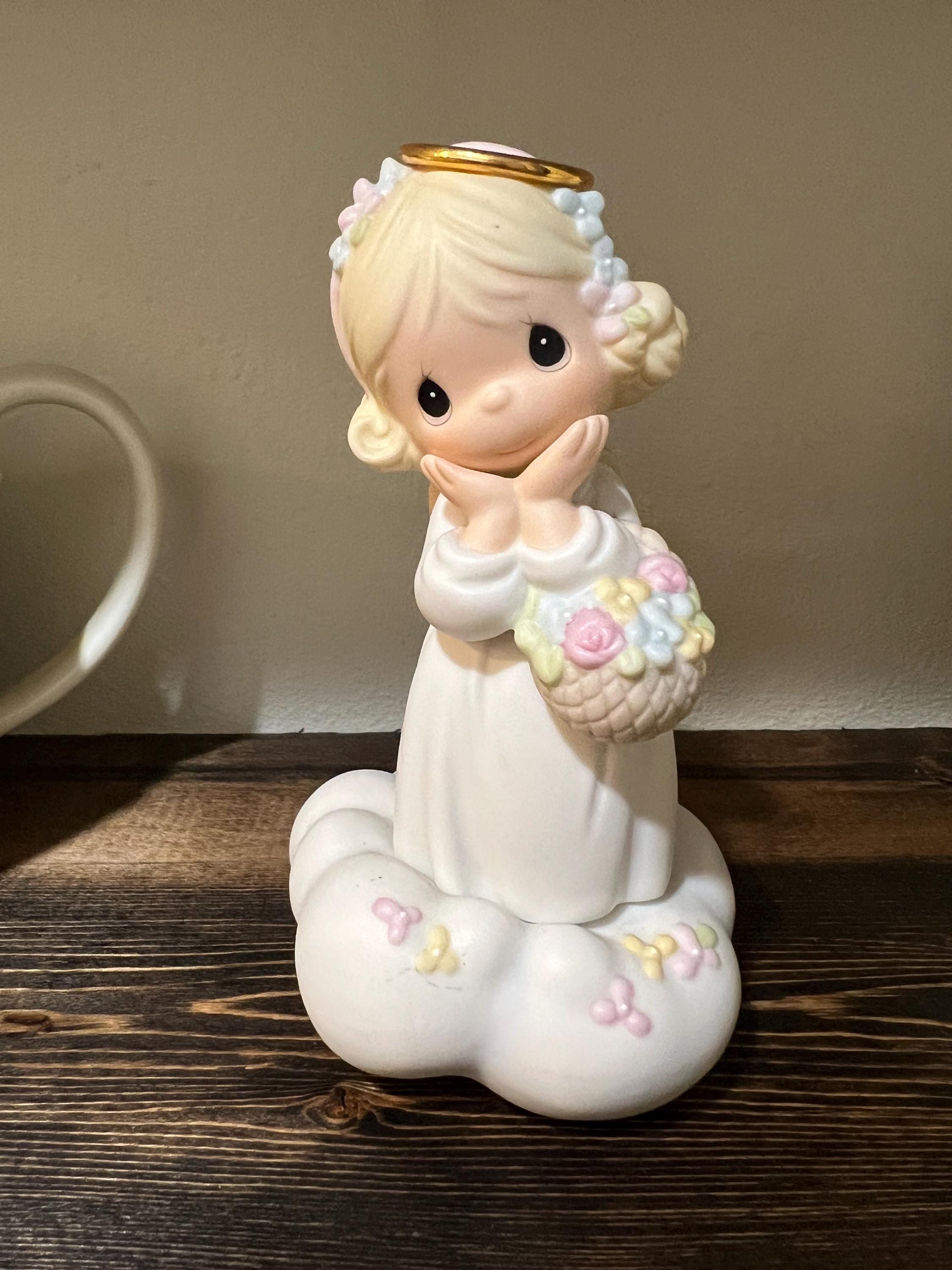 Precious Moments Missing You 524107 Enesco 2001 Angel CUTE