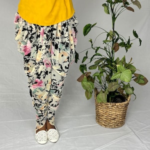 Floral Dhoti Pants: Handmade Indo-Western Festive Wear