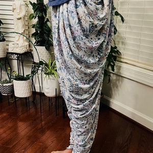 Floral Dhoti Pants: Handmade Indo-Western Festive Trousers
