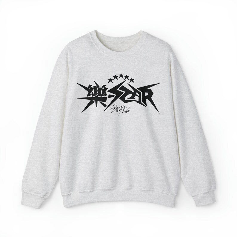 Stray Kids kpop merch, Stray Kids rockstar sweater, Stray Kids new album merch, Stray kids Stay gifts, Stray Kids Crewneck