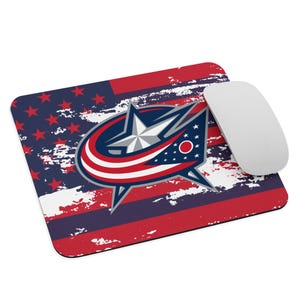 Columbus Blue Jackets Hockey Club NHL Mouse Pad NEW 9.5&quot; x 7.75&quot;  Non Slip
