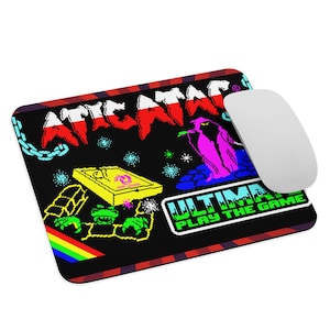 Atic Attack - ZX Spectrum - Mouse Pad NEW 9.5&quot; x 7.75&quot; Non Slip Gaming