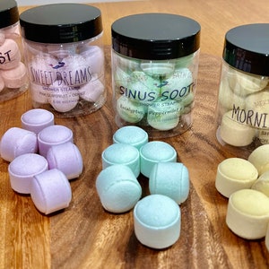 Shower Steamers Shower Bombs Aromatherapy Set of 6 SPA Gifts Stress Relief  and Anxiety Relief Items with Essential Oils. Perfect Gifts for Birthday  Mother's Day Valentine's Day Easter Day