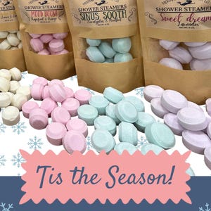 Shower Steamers/ shower bomb/ Menthol shower steamer/ eucalyptus peppermint/ lavender/ orange grapefruit/ Lemon blend