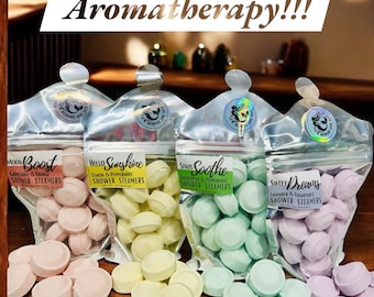 Aromatherapy Shower Steamers: Eucalyptus, Lavender, Citrus - Self Care Gift
