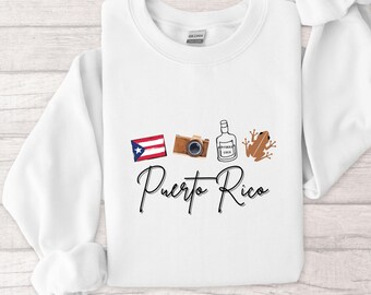 Puerto Rico Retro Design PNG, Digital Download